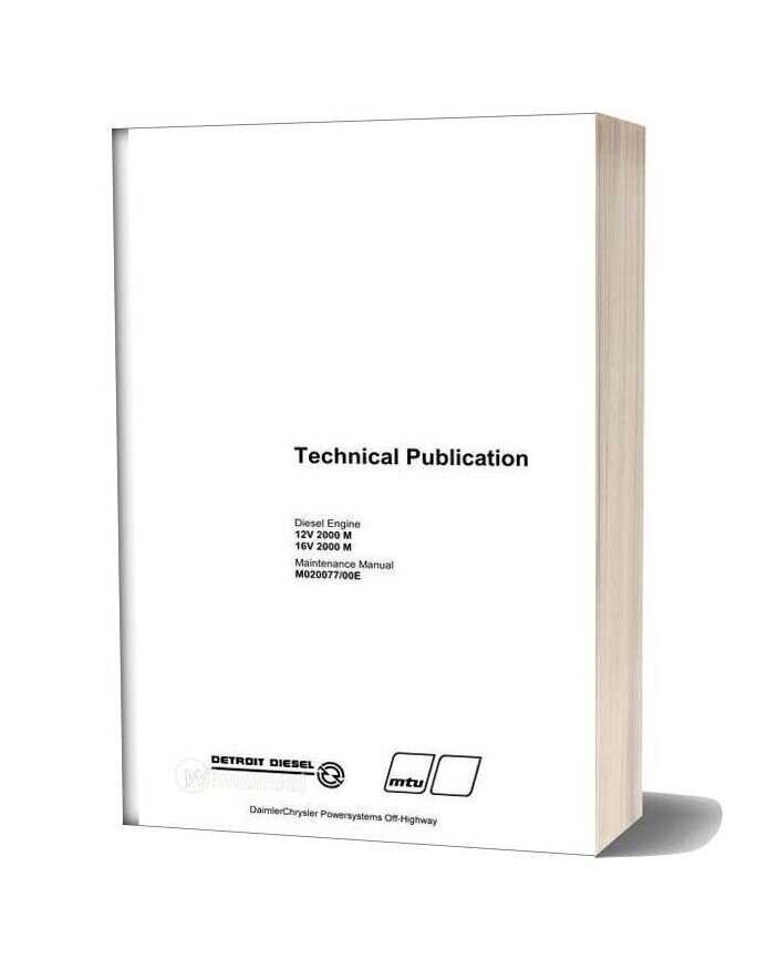 mtu 12v2000 repair manual