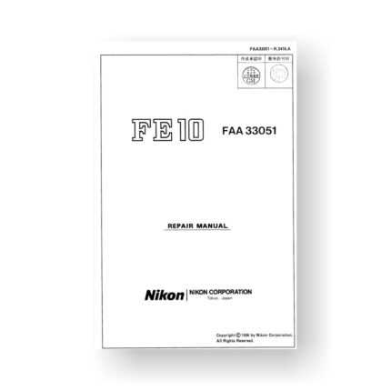 nikon f100 repair manual