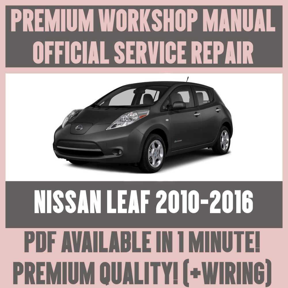 nissan leaf repair manual