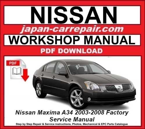 nissan maxima repair manual