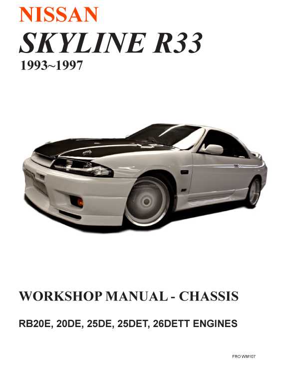 nissan skyline repair manual