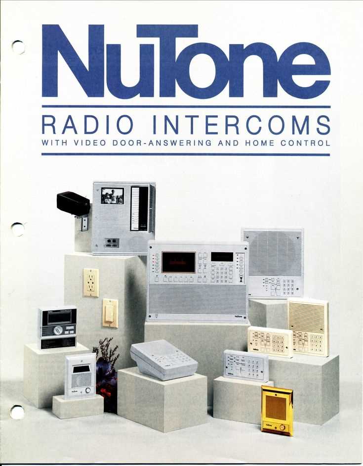 nutone intercom repair manual