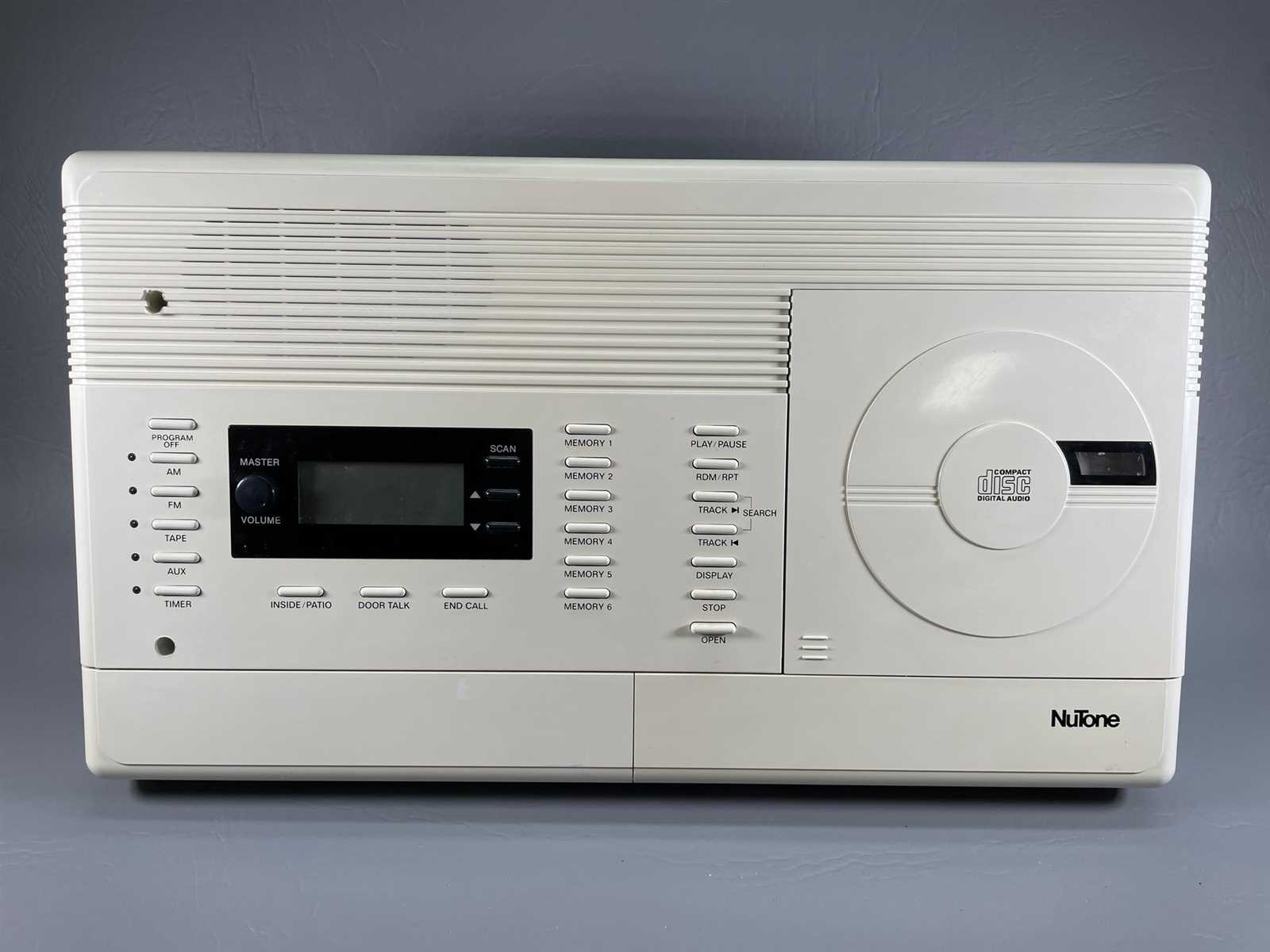 nutone intercom repair manual