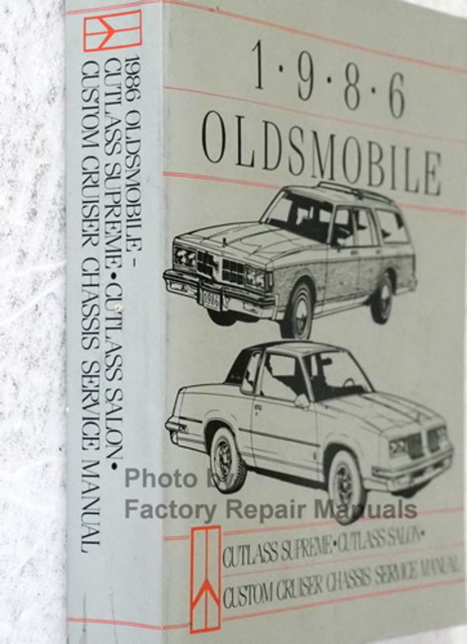 oldsmobile cutlass repair manual