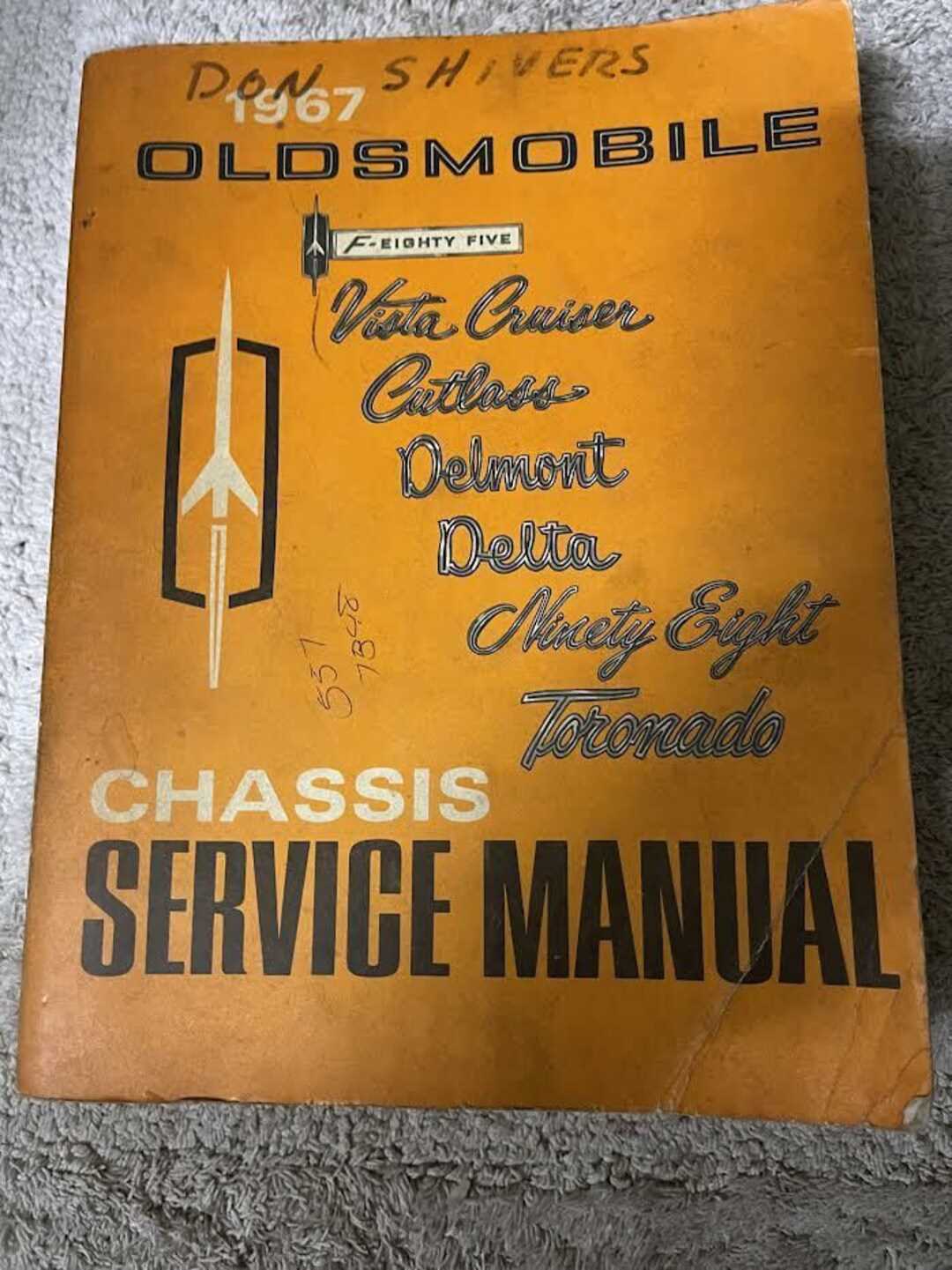 oldsmobile cutlass repair manual