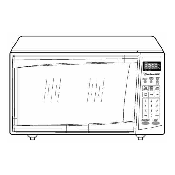 panasonic microwave repair manual