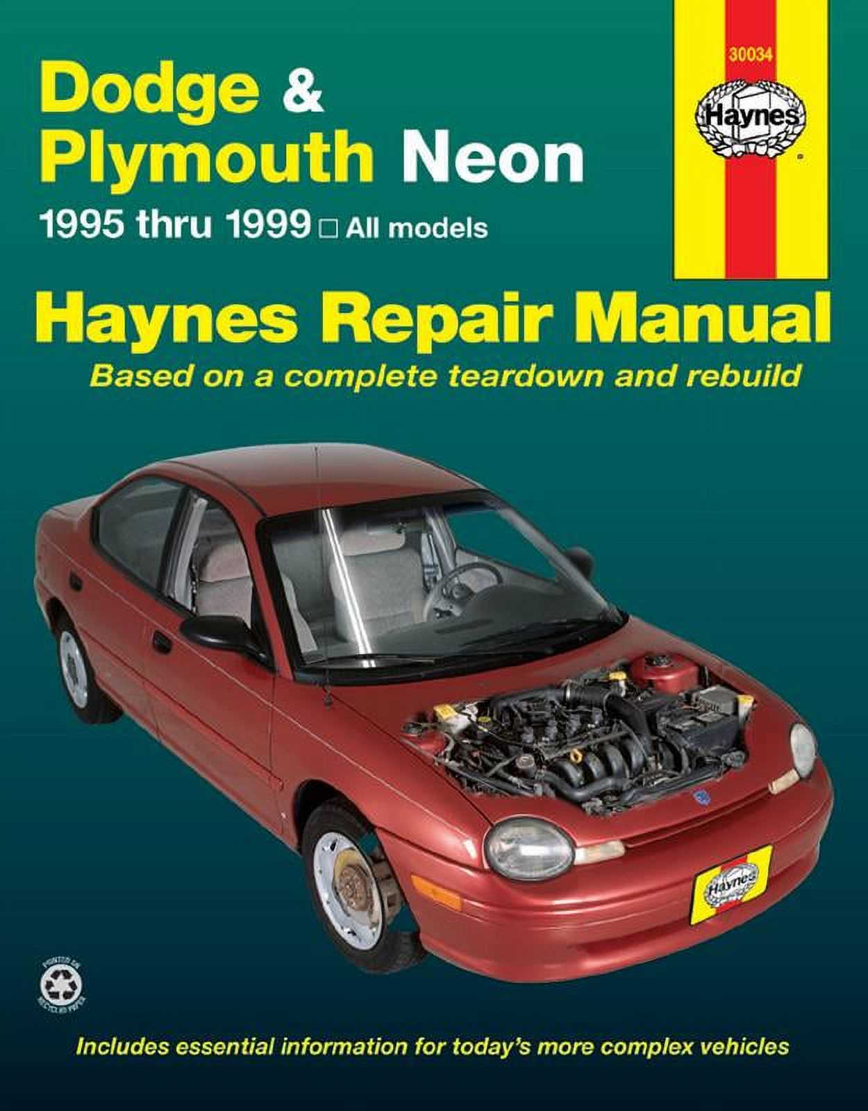 plymouth breeze repair manual