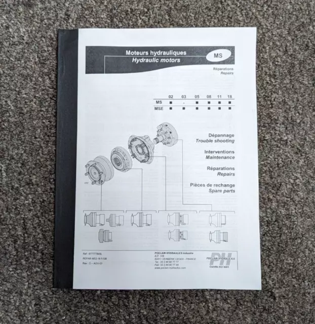 poclain ms05 repair manual