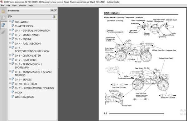 polaris sportsman 700 repair manual