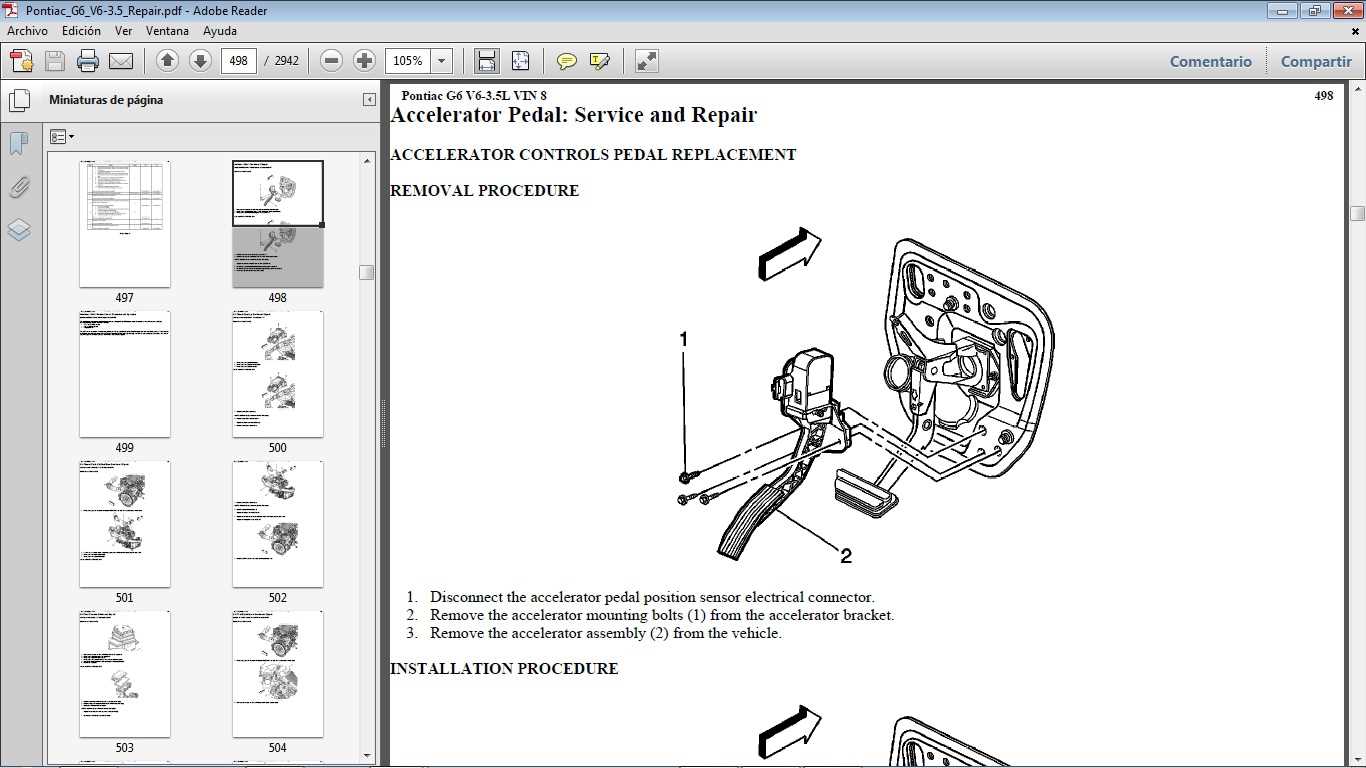 pontiac g6 repair manual