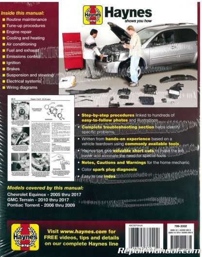 pontiac torrent repair manual