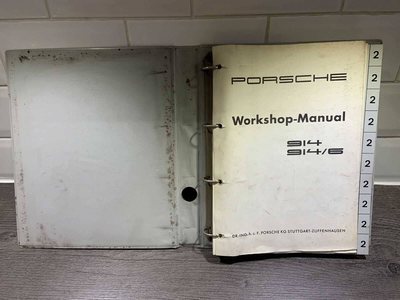 porsche 914 repair manual