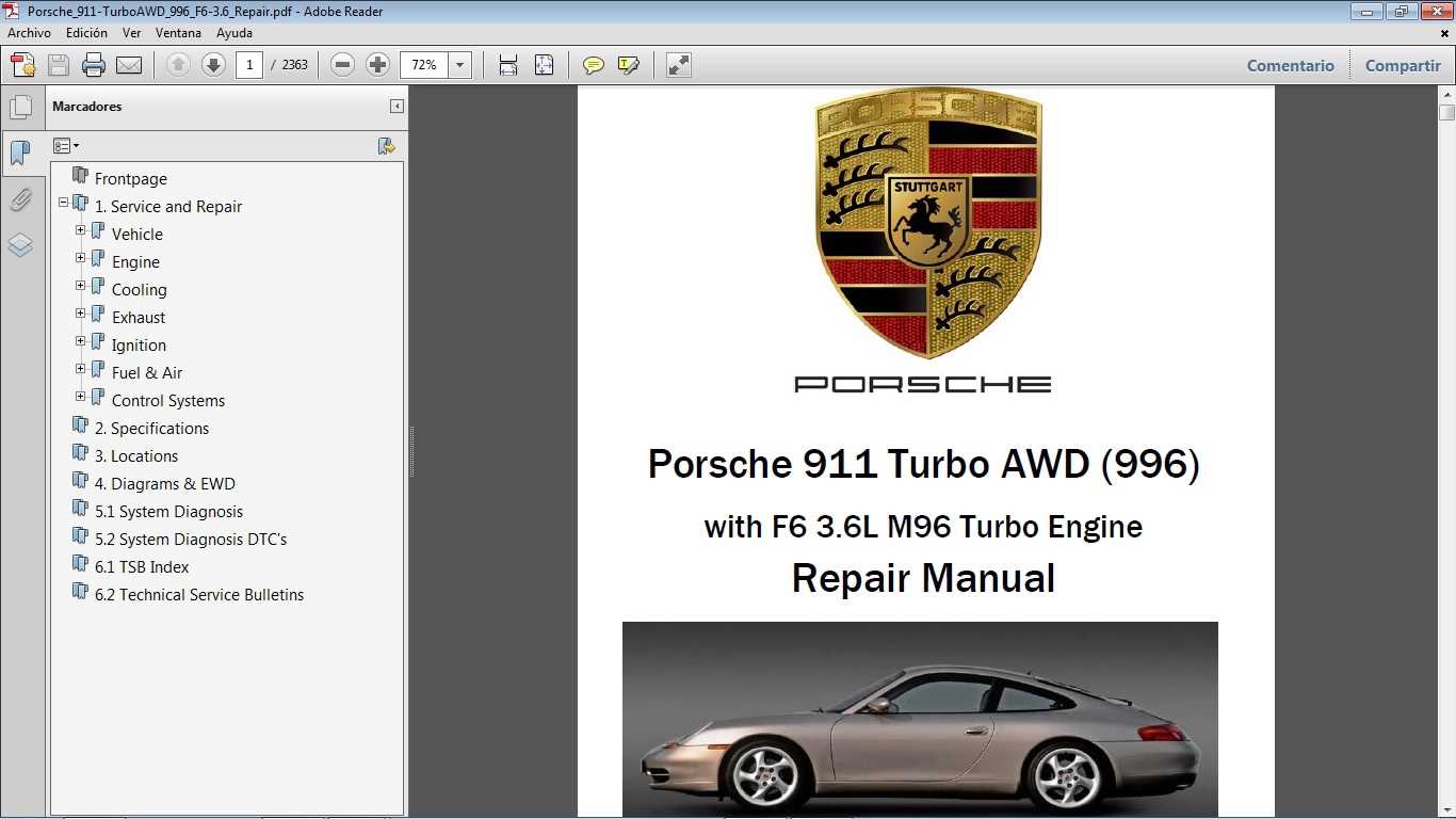 porsche 996 turbo repair manual