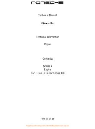 porsche boxster 986 repair manual