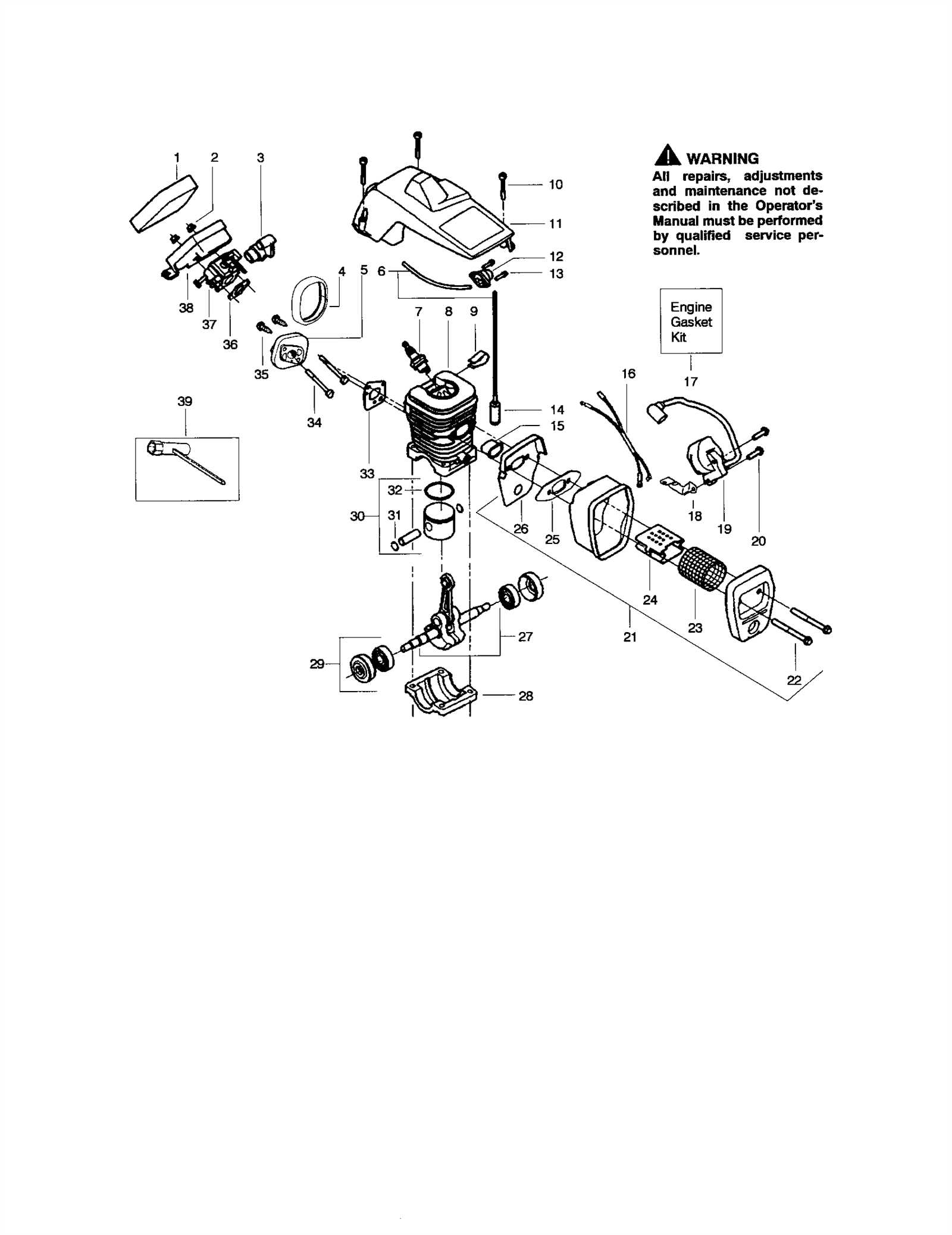 poulan 2150 repair manual