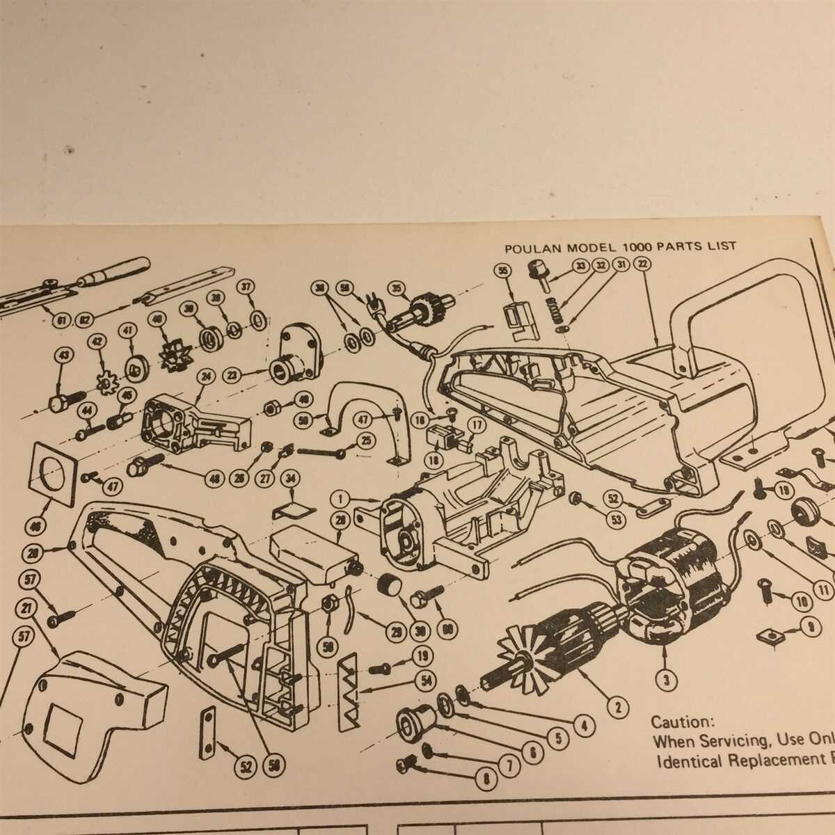 poulan p3314 repair manual