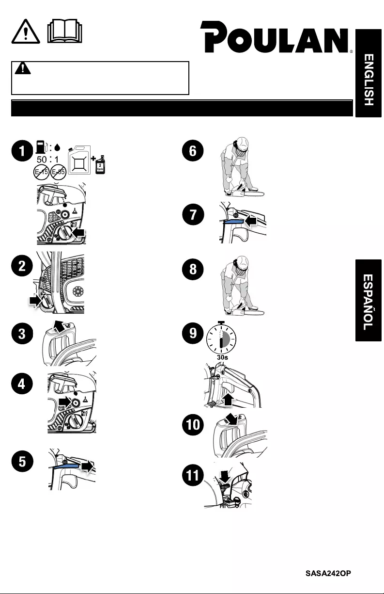 poulan p3816 repair manual