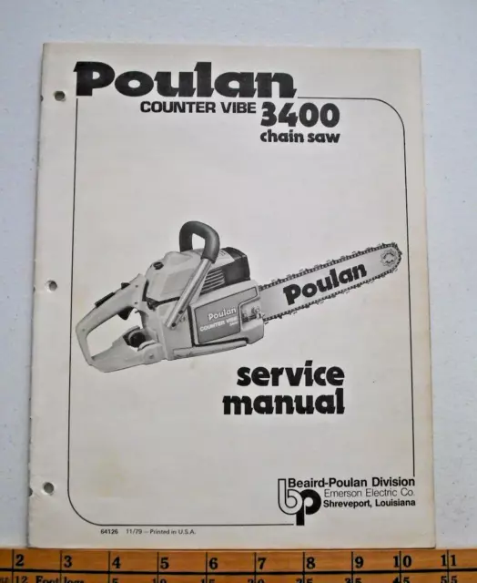 poulan pro 295 repair manual