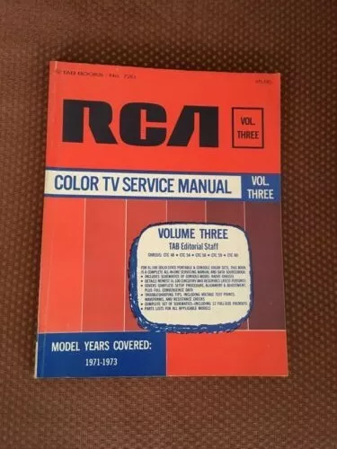 rca tv repair manual