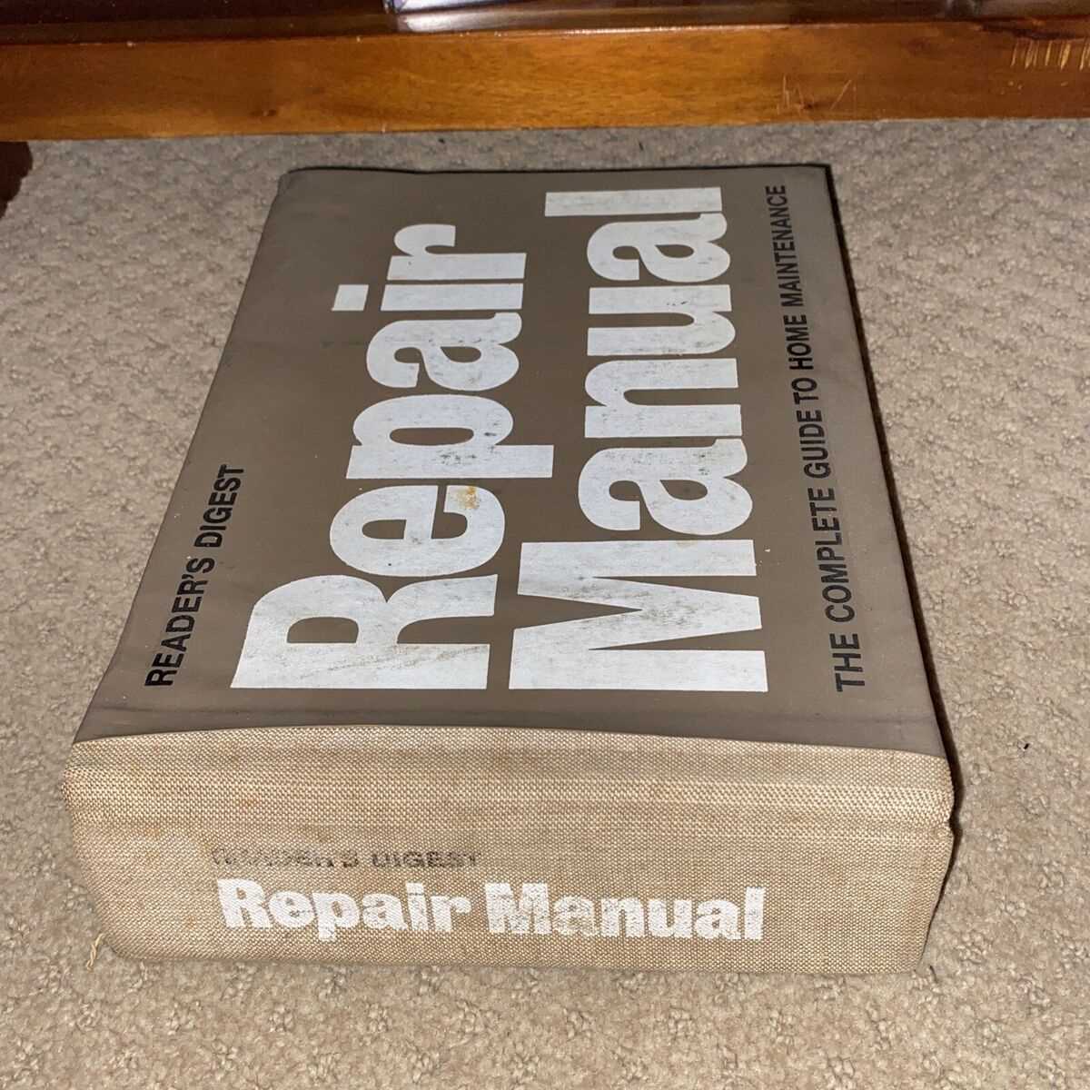 readers digest home maintenance and repair manual