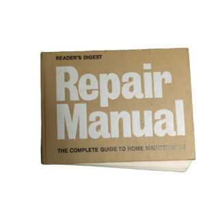 readers digest repair manual