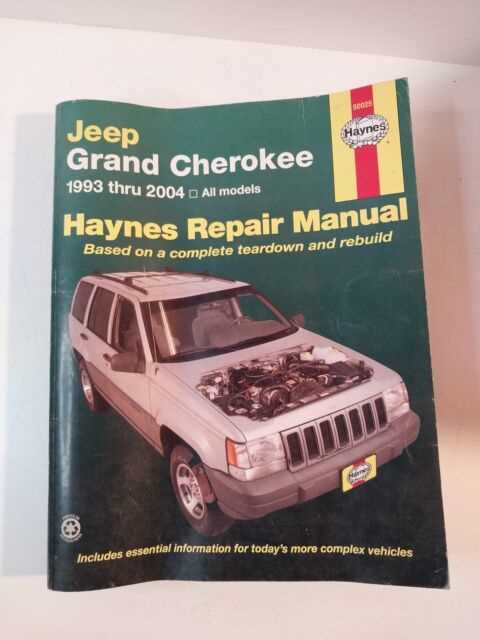 repair manual 2004 jeep grand cherokee