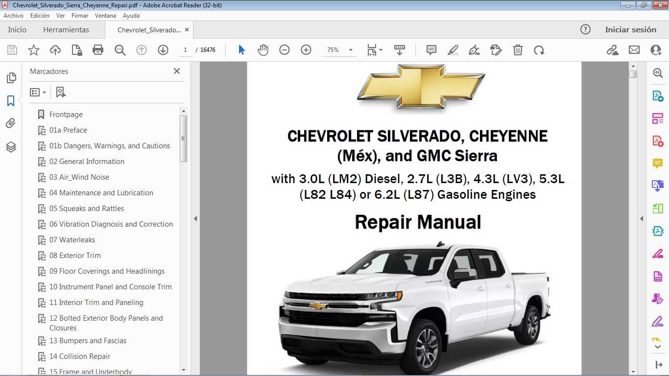 repair manual for 2008 chevy silverado