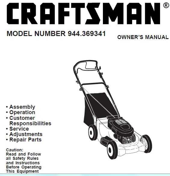 repair manual for craftsman lawn mower