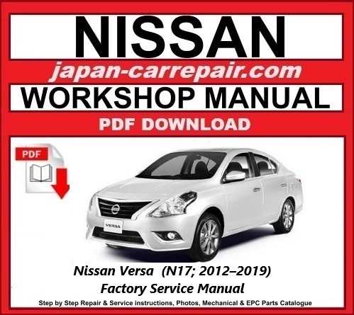 repair manual nissan versa