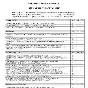 repair station forms manual