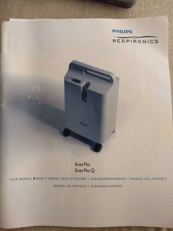 respironics everflo repair manual