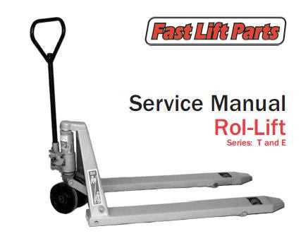 rol lift pallet jack repair manual