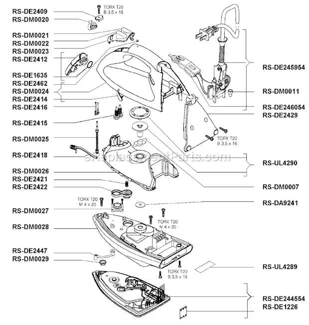 rowenta iron repair manual