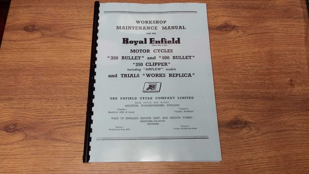 royal enfield bullet repair manual