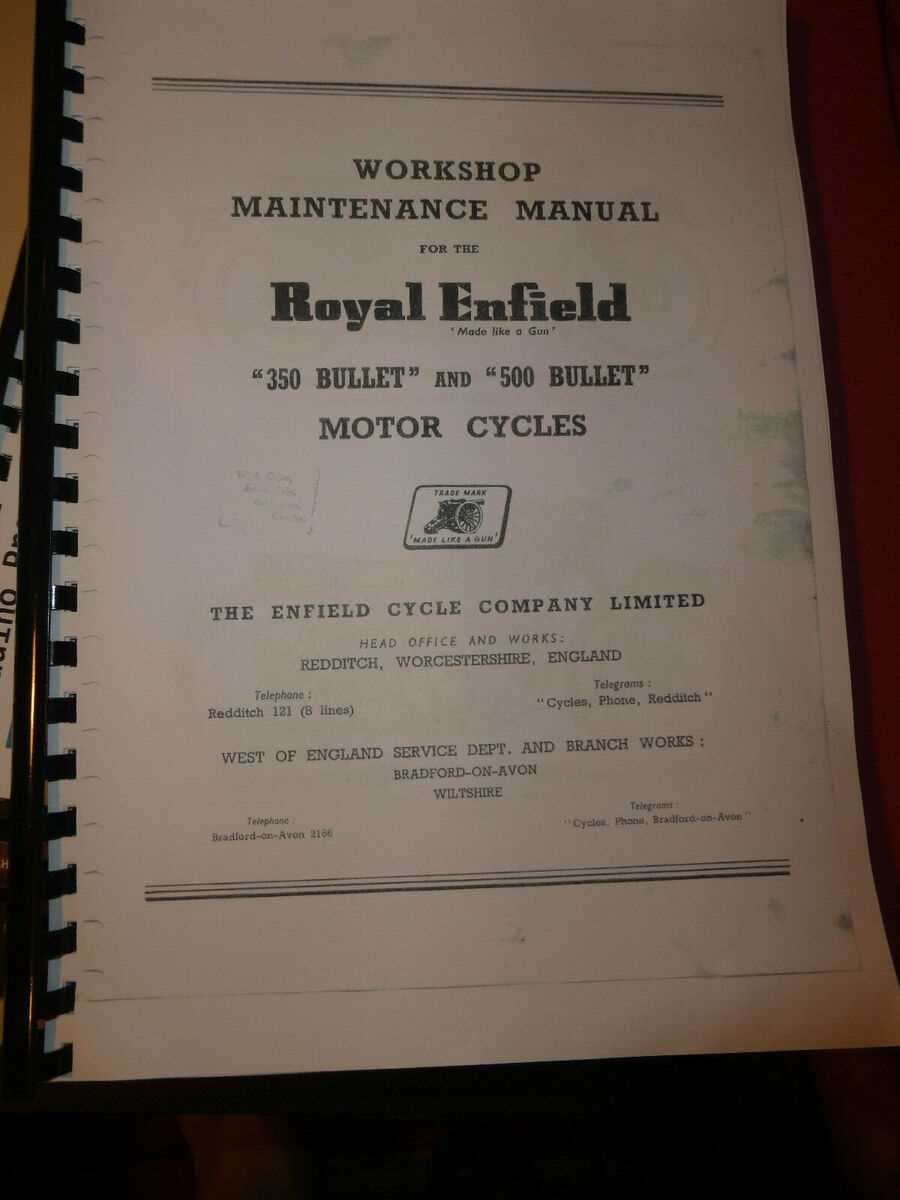 royal enfield classic 500 repair manual