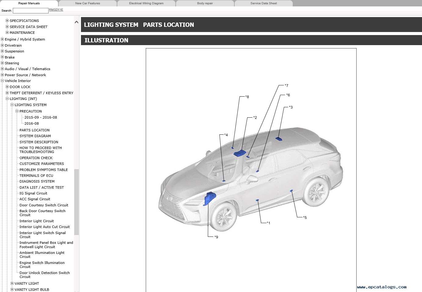 rx 350 repair manual