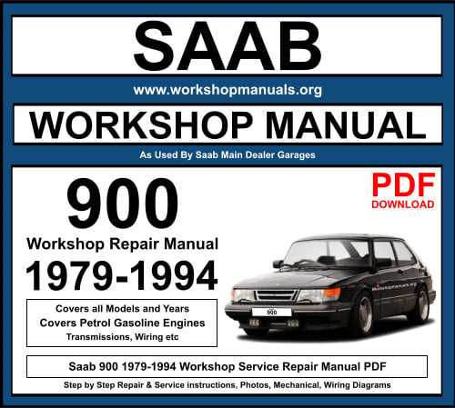 saab 9 2x repair manual