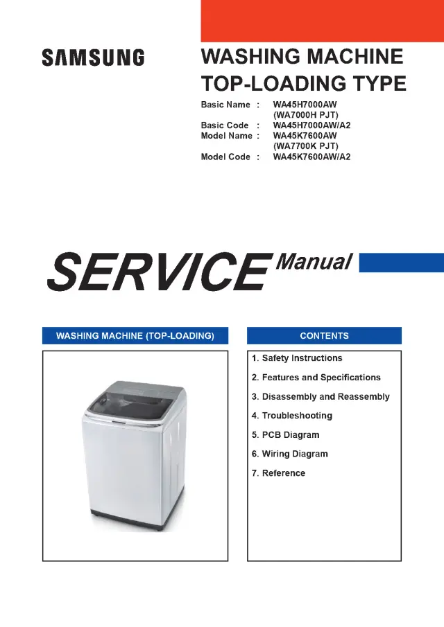 samsung appliance repair manual