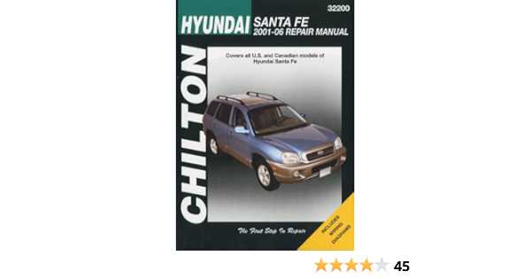 santa fe repair manual