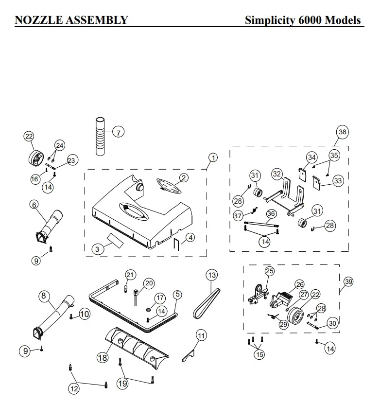 simplicity vacuum repair manual