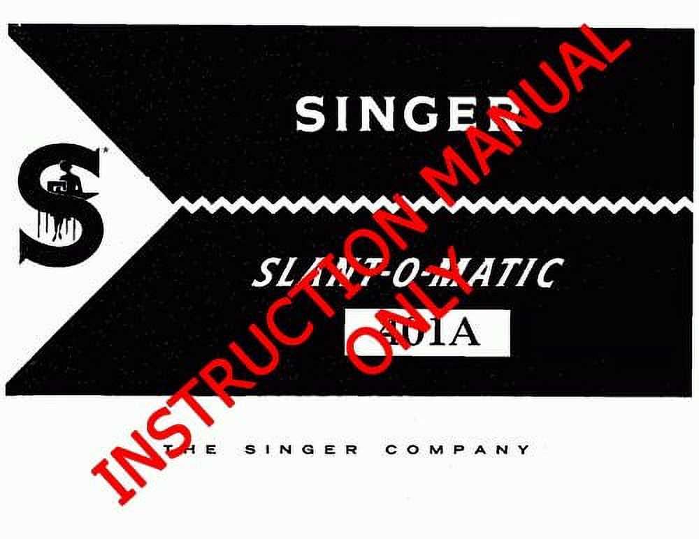 singer 401a repair manual