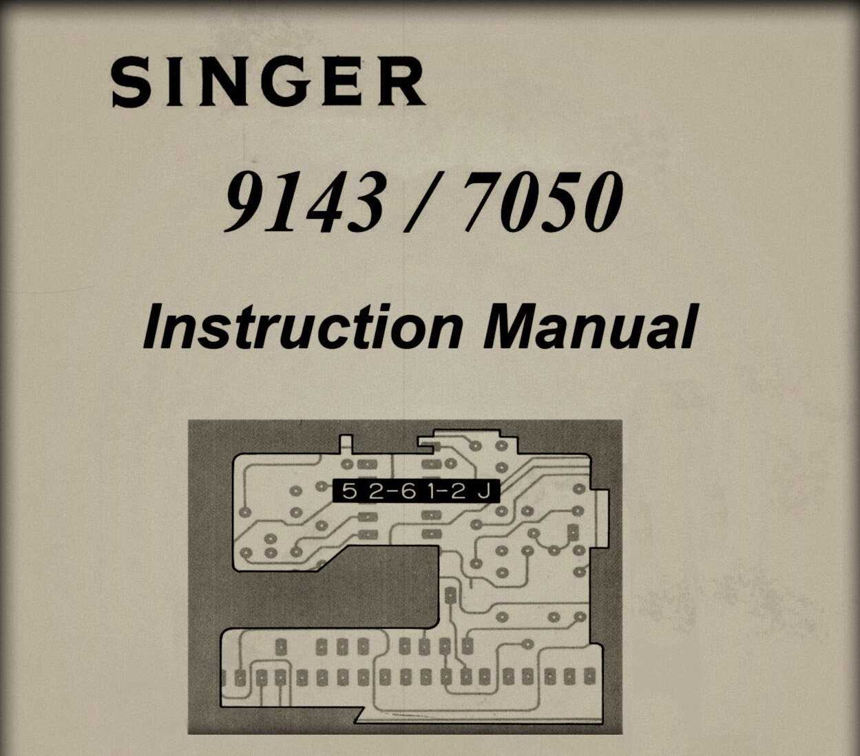 singer model 6233 repair manual