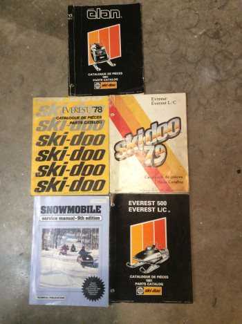 ski doo snowmobile repair manuals