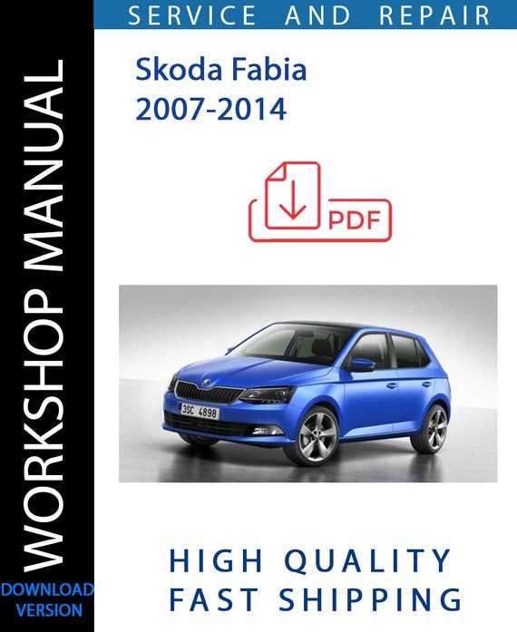 skoda fabia repair manual