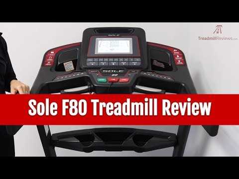 sole f80 treadmill repair manual