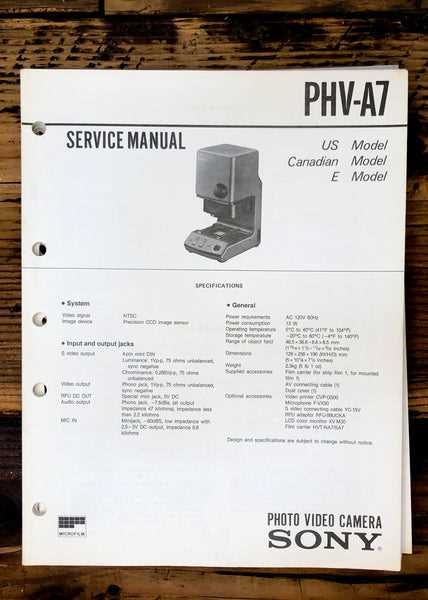 sony a7 repair manual