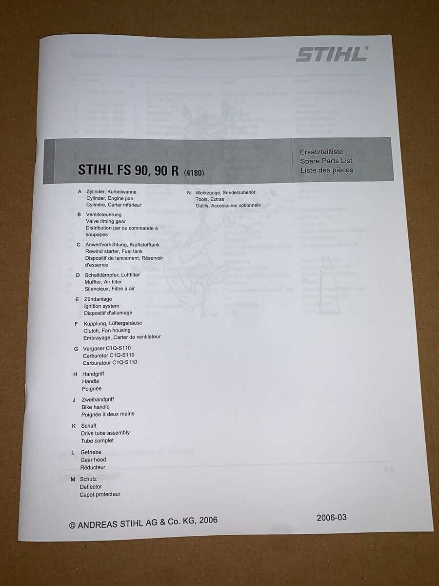 stihl fs90r repair manual