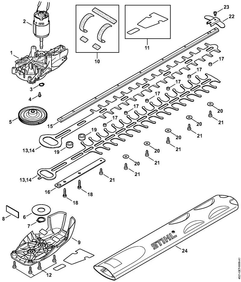 stihl hedge trimmer repair manual