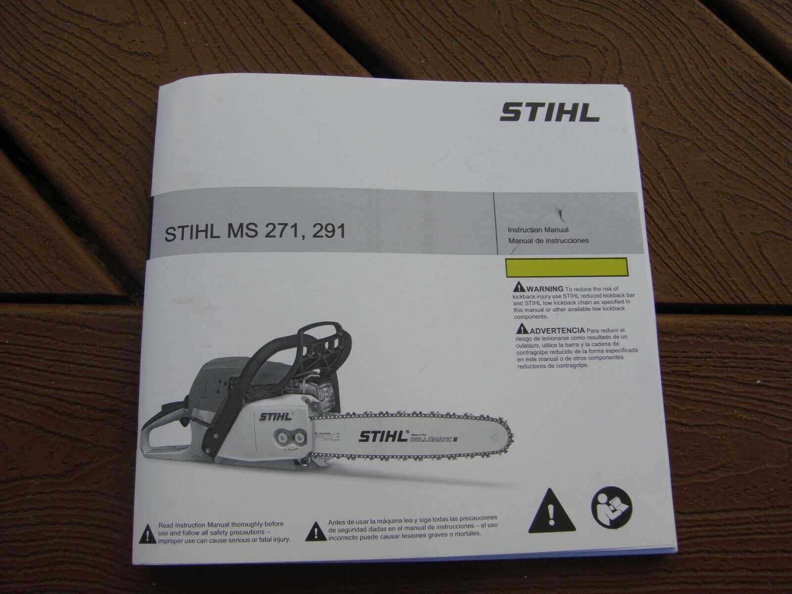 stihl ms 271 repair manual