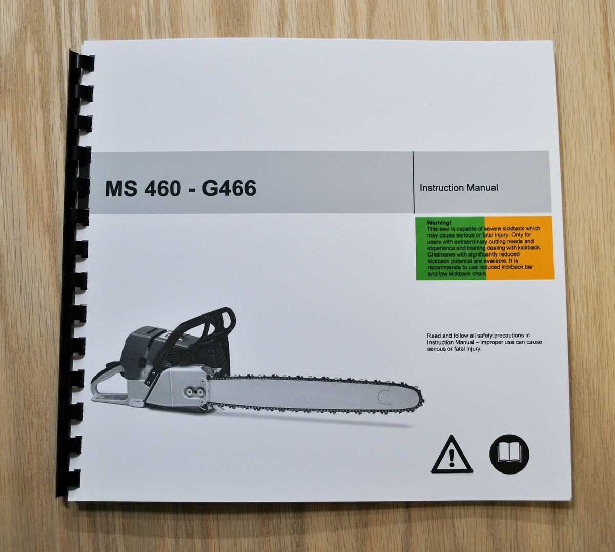 stihl ms 461 repair manual